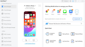 AnyTrans WhatsApp backup and transfer tool