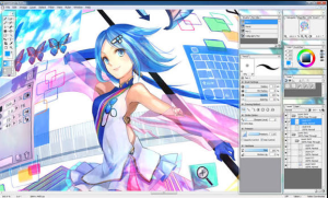 Open Canvas editing workspace with creative tools