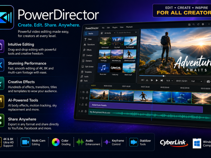 PowerDirector – Professional Video Editing Software