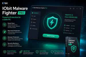 IObit Malware Fighter Pro malware protection software dashboard