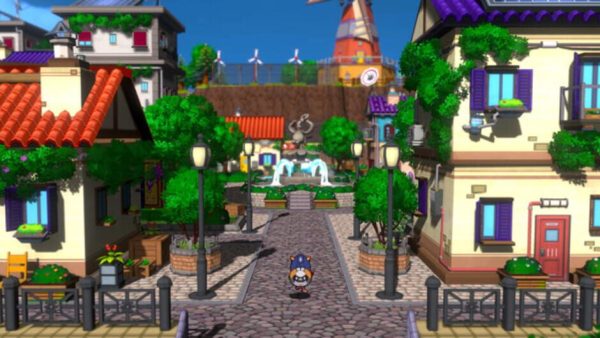 LumenTale: Memories of Trey NSP ROM showcasing turn-based battles and vibrant pixel-art environments.