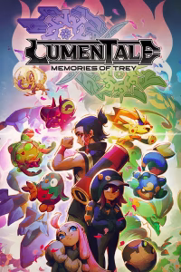 LumenTale: Memories of Trey Nintendo Switch gameplay with colorful pixel art and creature-collecting RPG mechanics.