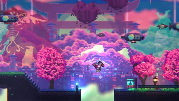 Atomic Owl screenshot featuring intense combat against robotic enemies.