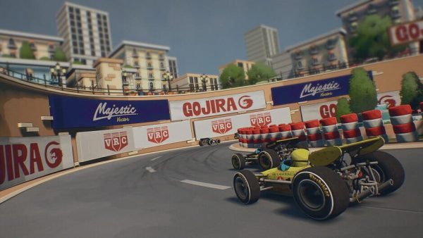 Formula Legends screenshot featuring stunning race environments and vehicles.