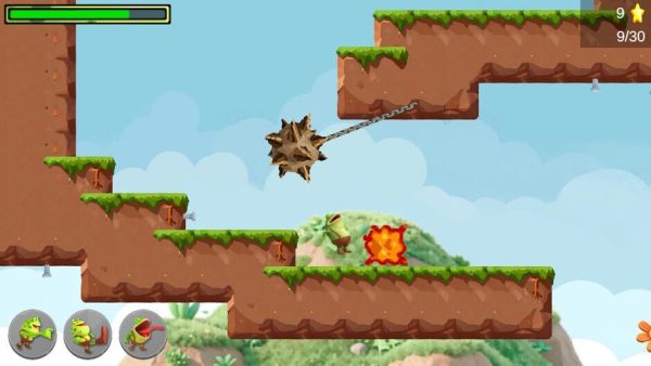 The Frog's Adventure platform game with exciting exploration and hidden paths.