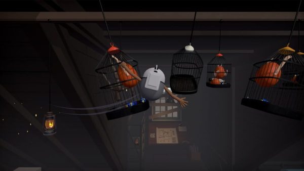 Yolked indie platformer showcasing creative levels, physics challenges, and colorful graphics.